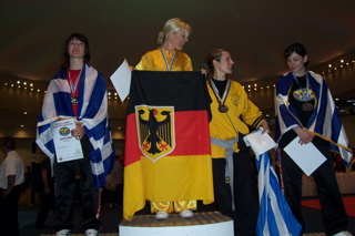 Tai Chi WPKA Weltmeisterschaft 2007 in Porto Carras, Sithonia, Griechenland παγκόσμιο πρωτάθλημα στο taichi χρυσών μεταλλίων της Ελλάδας